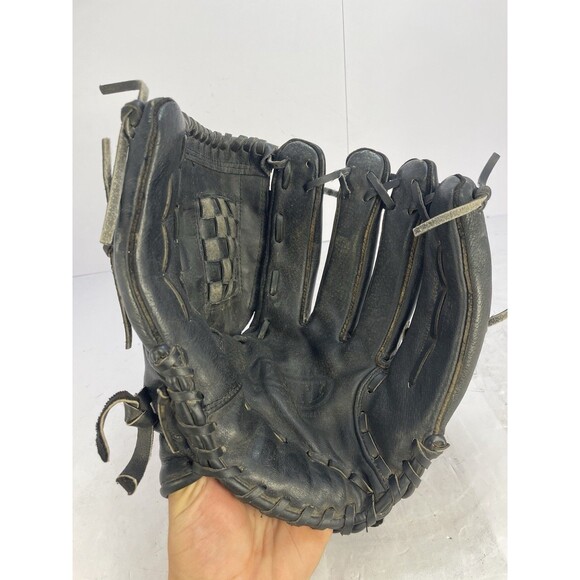 Wilson Elite Series BB/SB Glove RH Throw Black/Gray 13" Leather Custom Fit - Picture 6 of 9